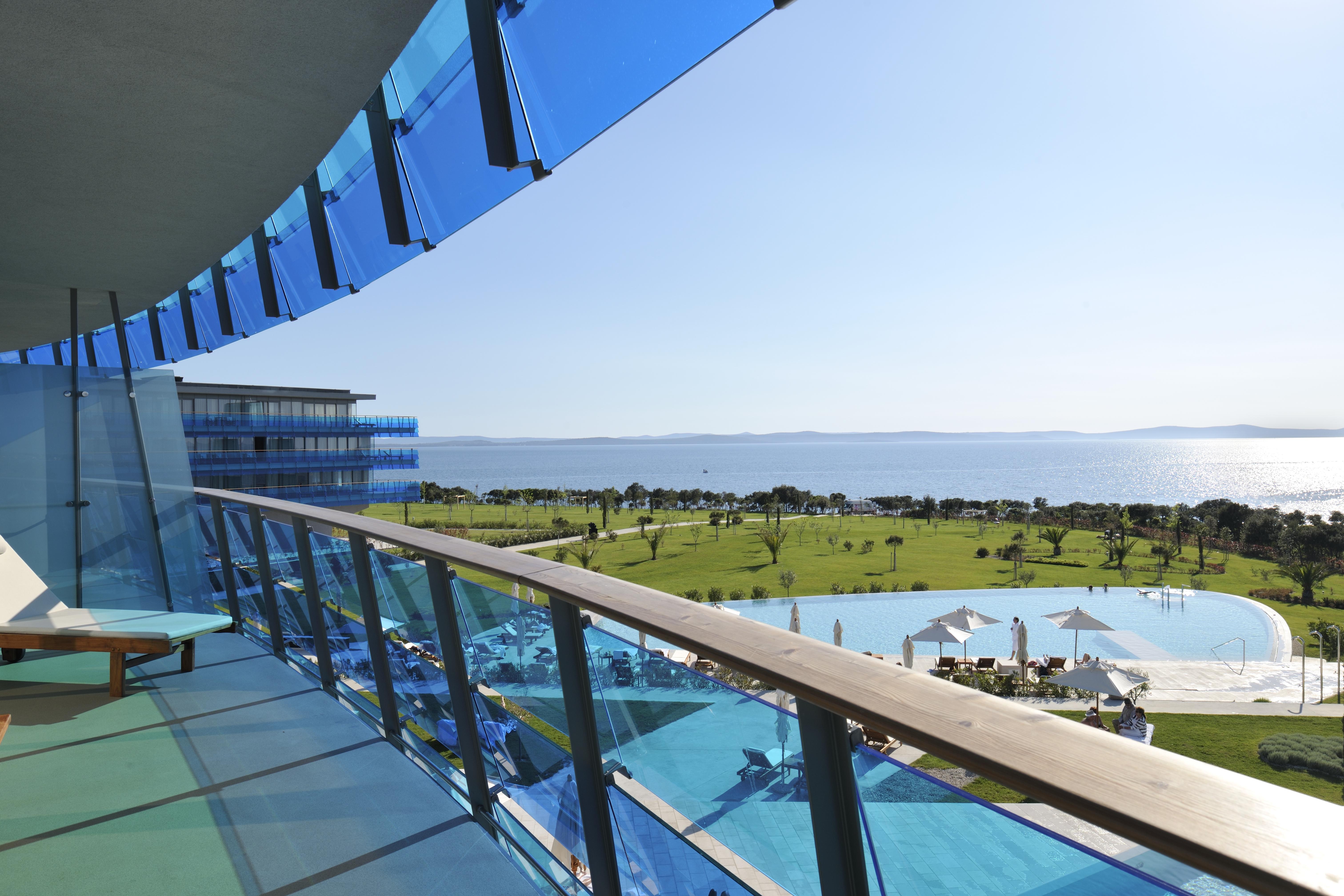 Falkensteiner Hotel & Spa Iadera Petrcane Ngoại thất bức ảnh View from the hotel